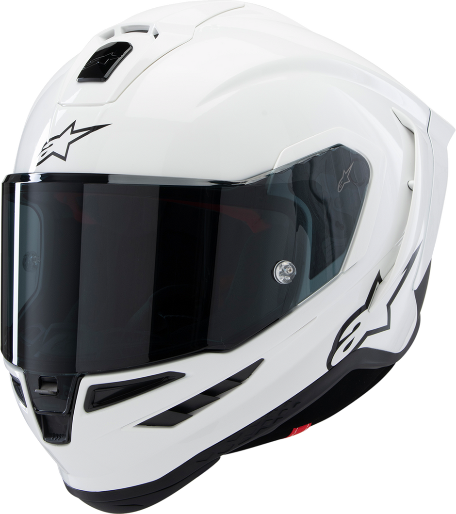 ALPINESTARS Supertech R10 Helmet - Solid - Gloss White - Medium 8200124-2170-M