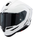 ALPINESTARS Supertech R10 Helmet - Solid - Gloss White - Medium 8200124-2170-M