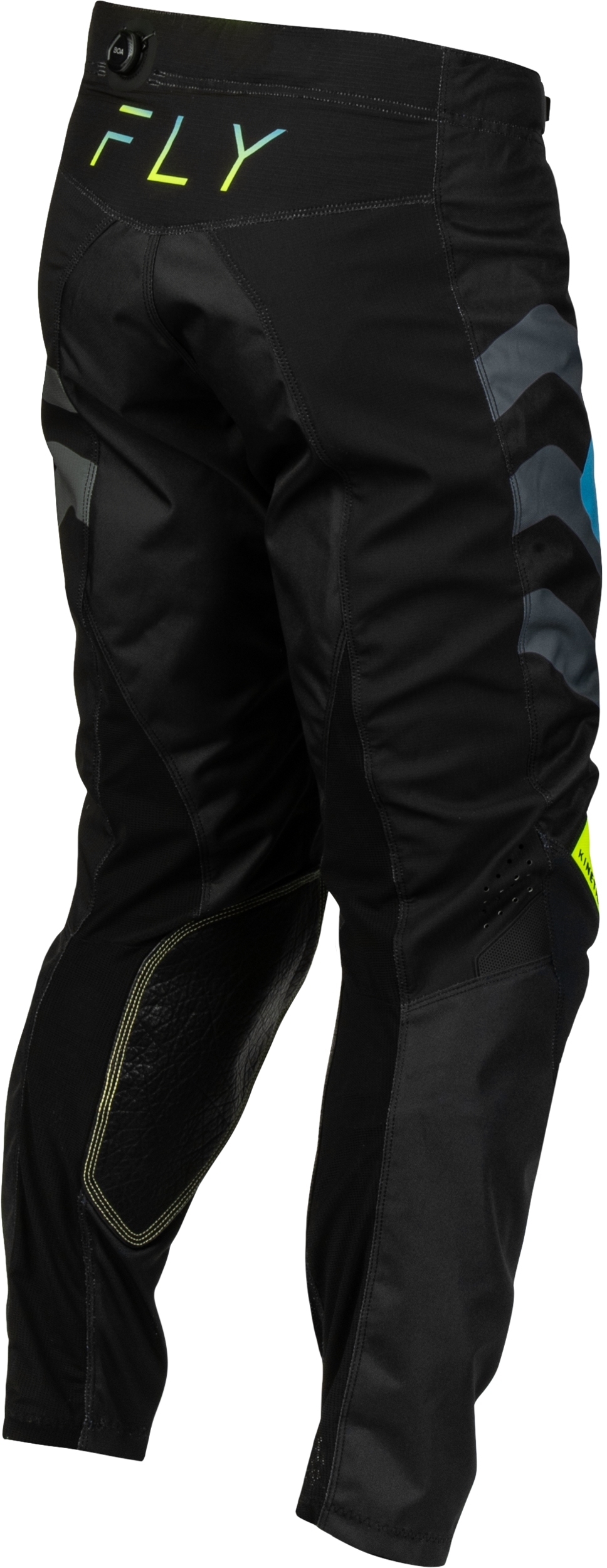 Kinetic Volt Pants Black/Grey/Teal/Yellow Sz 32