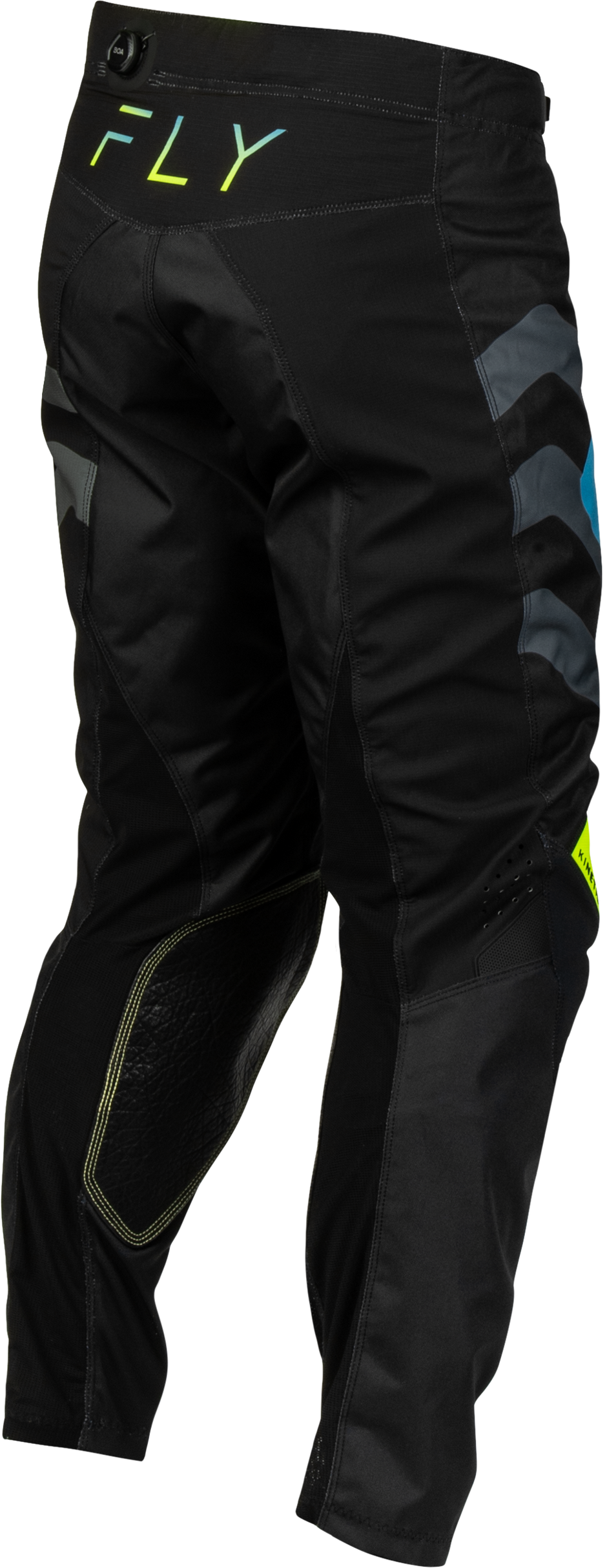 Kinetic Volt Pants Black/Grey/Teal/Yellow Sz 40
