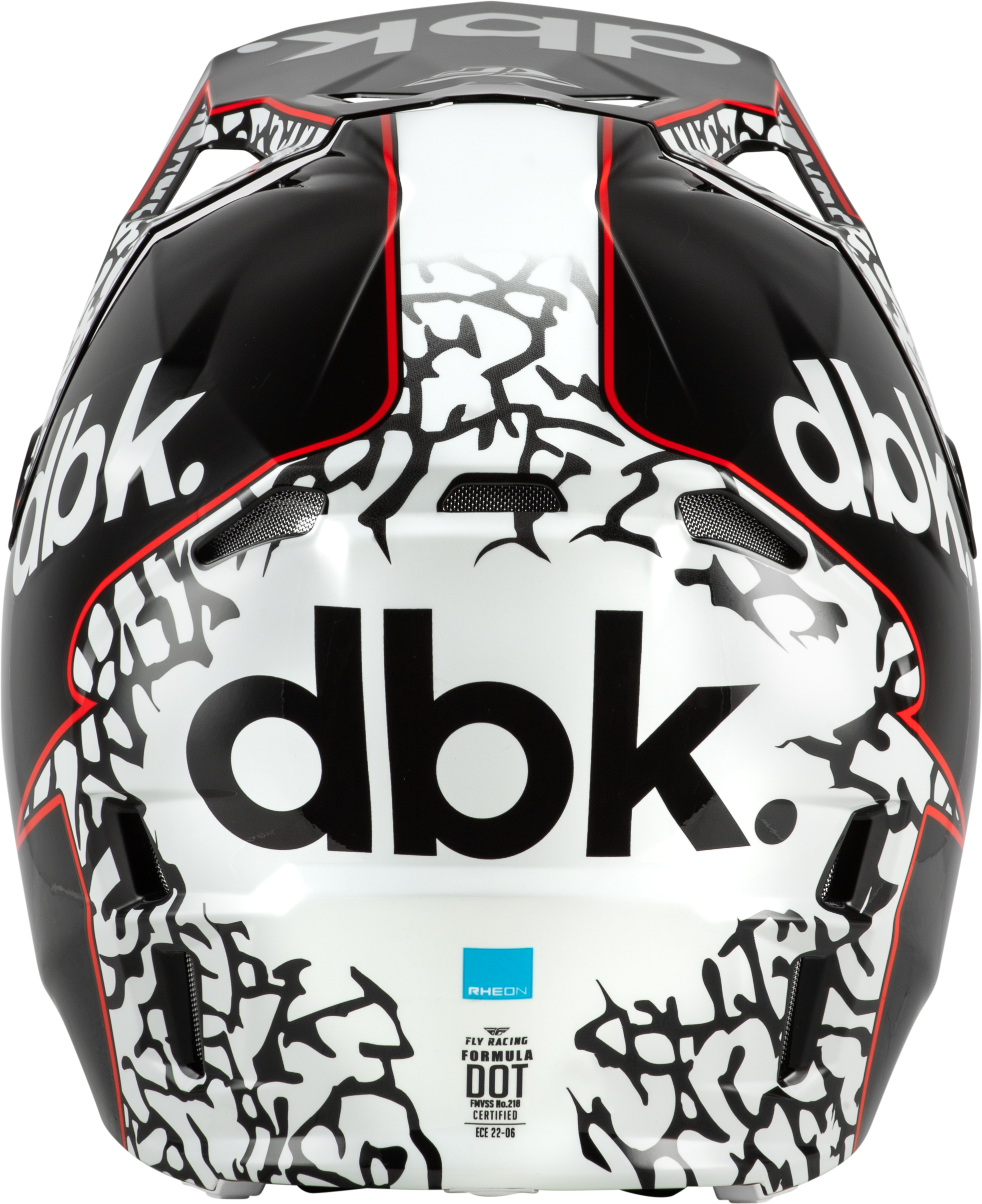 Youth Formula Cp Dbk Helmet Black/White/Red Yl