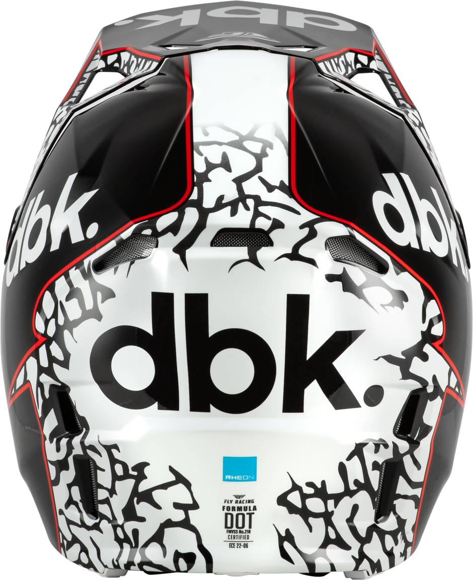 Formula Cp Dbk Helmet Black/White/Red Lg