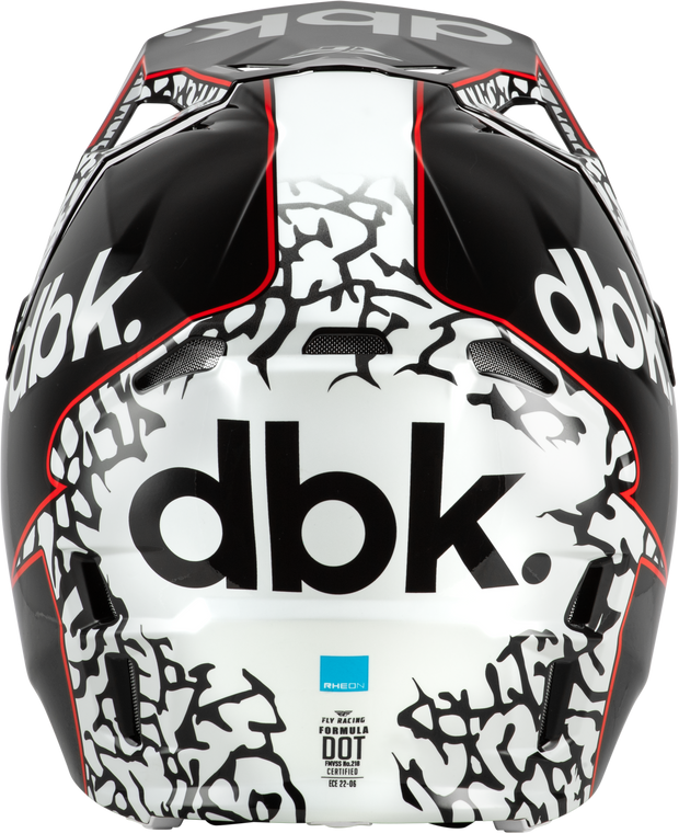 Youth Formula Cp Dbk Helmet Black/White/Red Yl