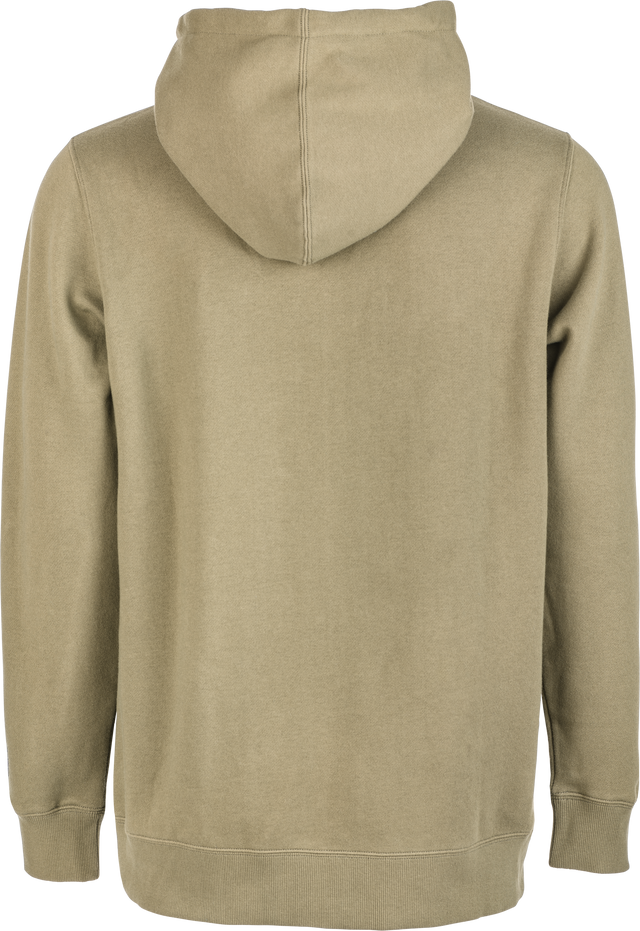 Fly Corporate Zip Up Hoodie Tan/Black Sm