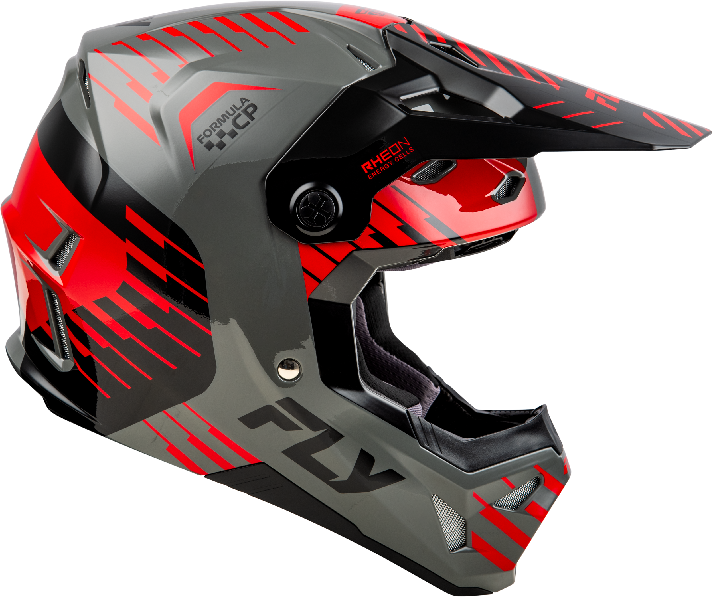 Formula Cp Slice Helmet Grey/Red/Black 2x