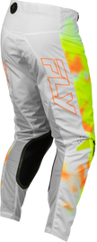 Kinetic Blur Pants White/Hi Vis/Orange Sz 38