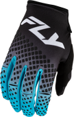Kinetic Fade Gloves Black/Blue/White Lg