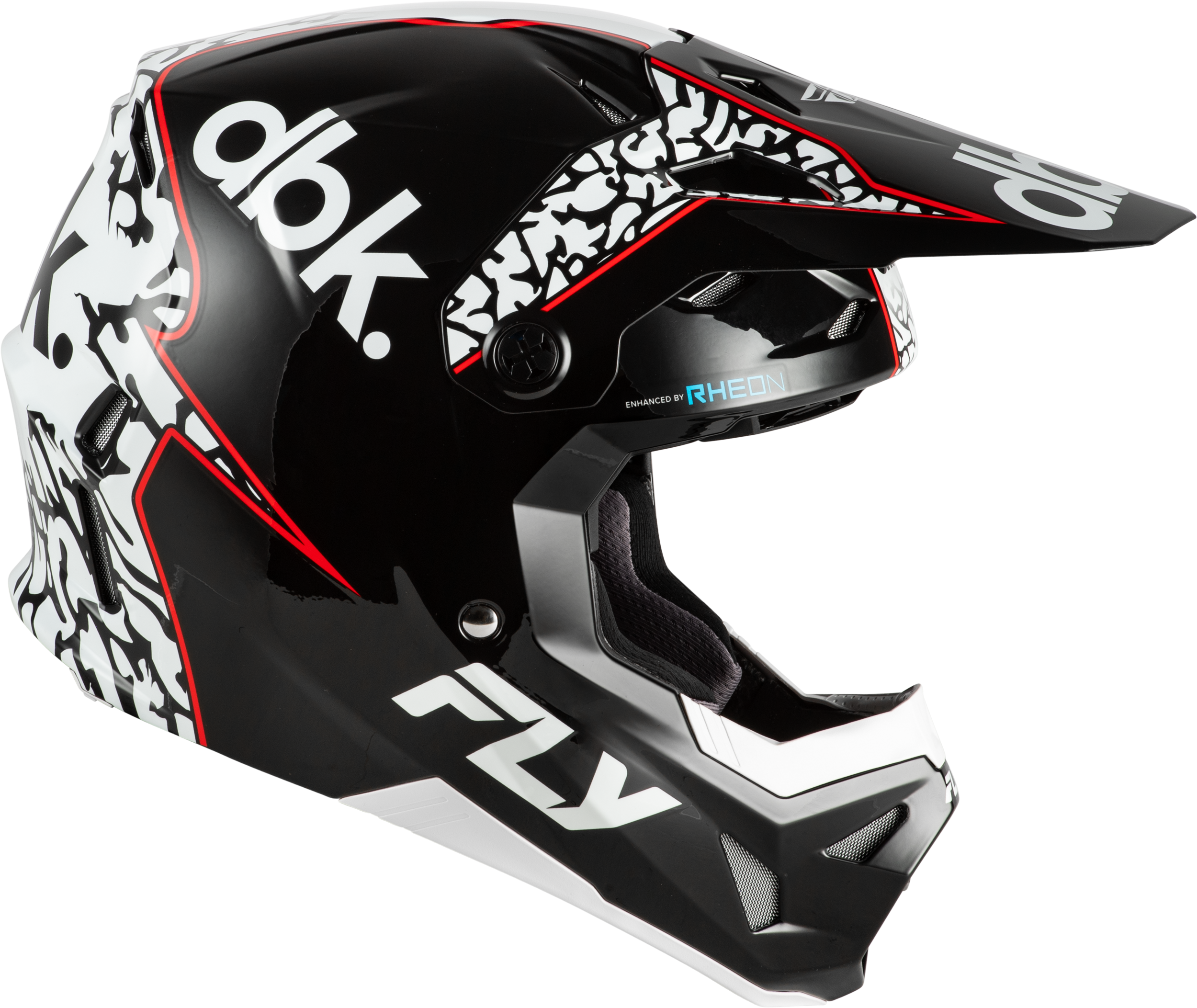 Youth Formula Cp Dbk Helmet Black/White/Red Yl