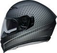 Z1R Jackal Street Full Face Helmet in Waveform Gray, XS size, featuring aerodynamic design and secure chin strap.