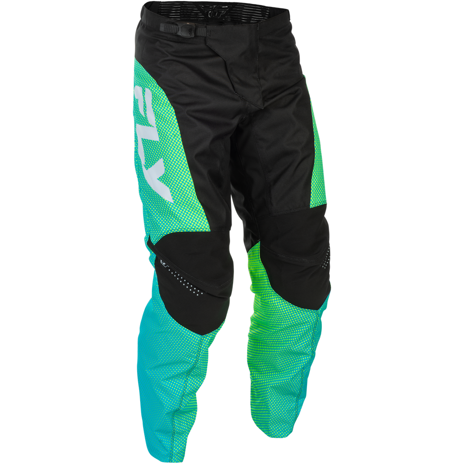 F 16 Pants Aqua/Black/White Sz 28