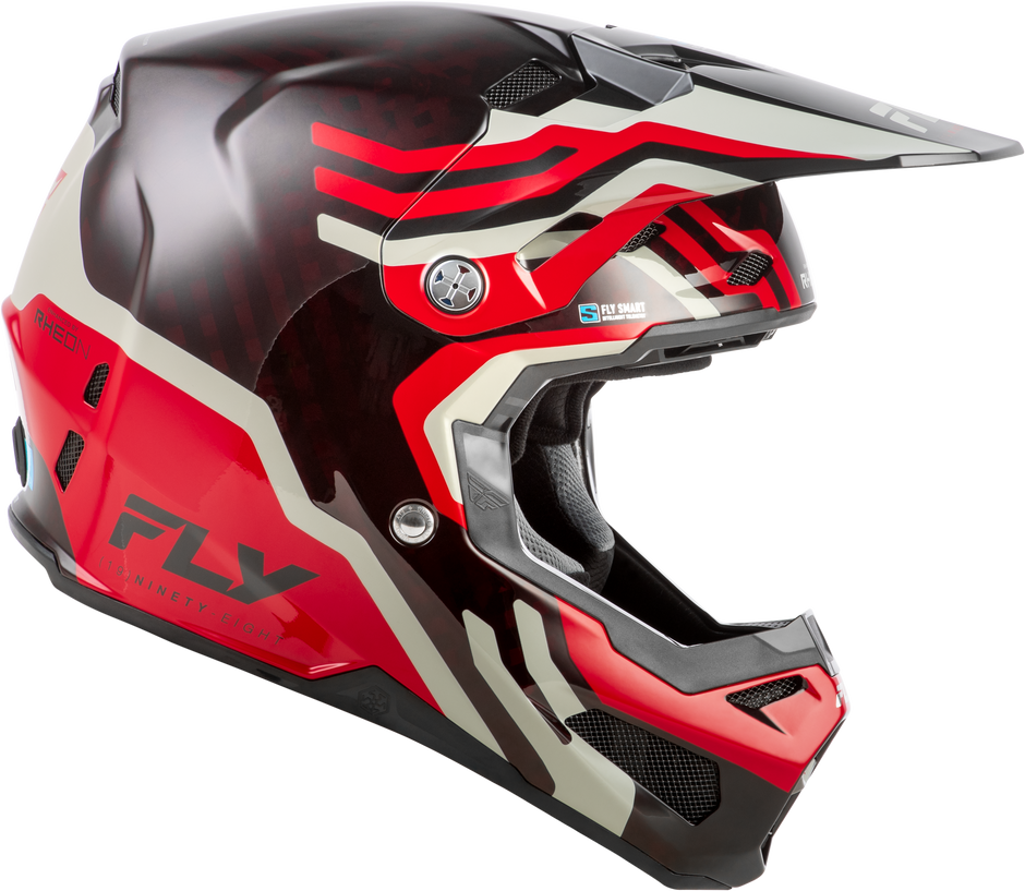 Formula S Carbon Byte Helmet Red Carbon/Red/Grey 2x