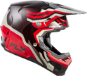 Formula S Carbon Byte Helmet Red Carbon/Red/Grey 2x