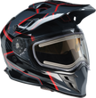 Z1R Range 2.0 Snow Helmet in black and red, full face adult helmet with rotor design, small size, winter sports gear
