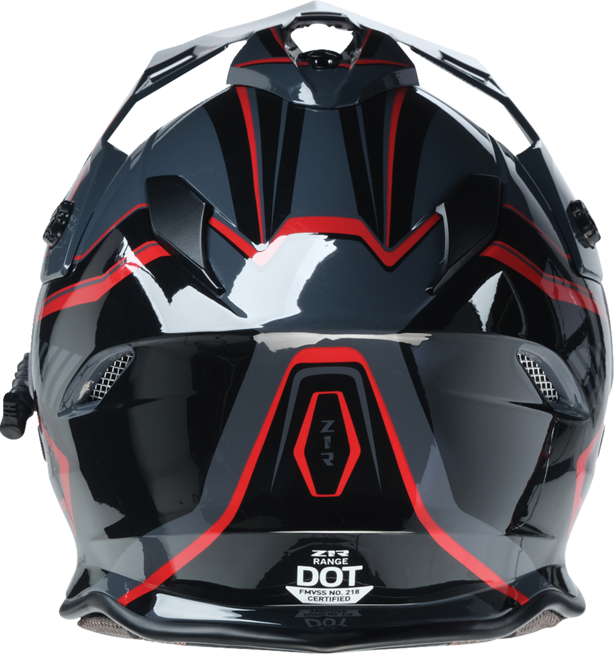Z1R Range 2.0 Snow Helmet Rotor in black and red, full face adult snow helmet, 2XL size with adjustable strap and ventilation.