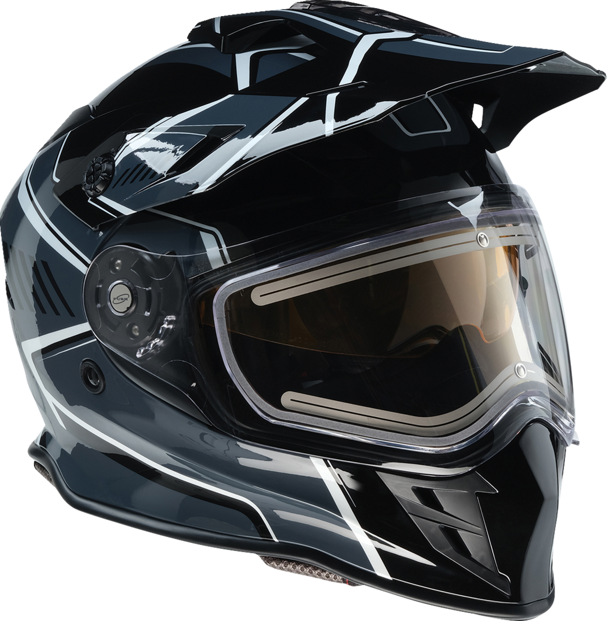 Z1R Range 2.0 Snow Helmet in gray and white, full face snow helmet for adults, medium size, model Rotor 0101-17249