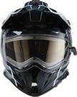 Z1R Range 2.0 Snow Helmet in gray and white, full face adult snow helmet with rotor design, size XS.