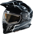 Z1R Range 2.0 Snow Helmet in gray and white, adult full-face helmet with rotor design, 2XL size for winter snow sports
