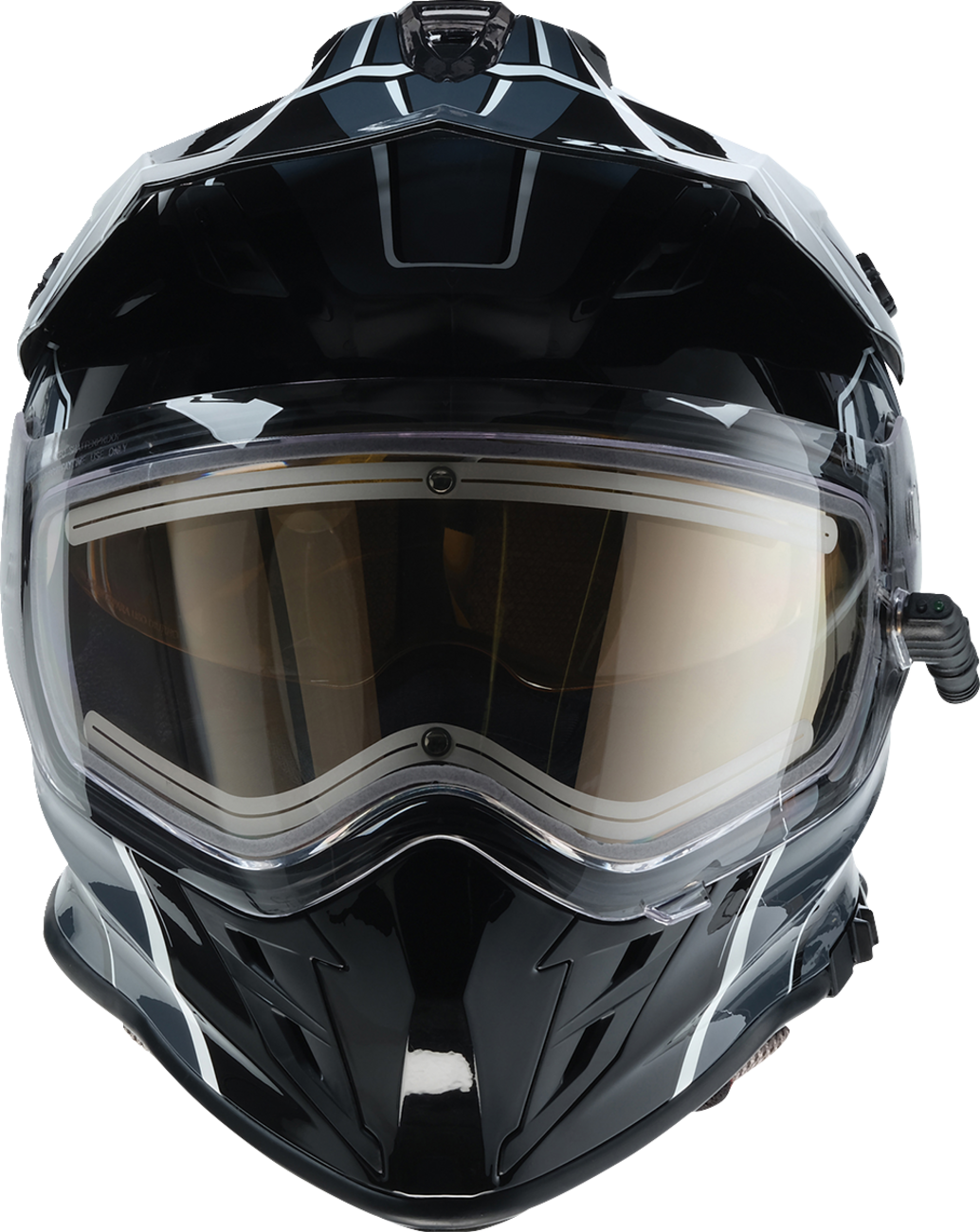 Z1R Range 2.0 Snow Helmet in Gray/White, full face adult helmet with rotor design, large size, for winter snow sports.