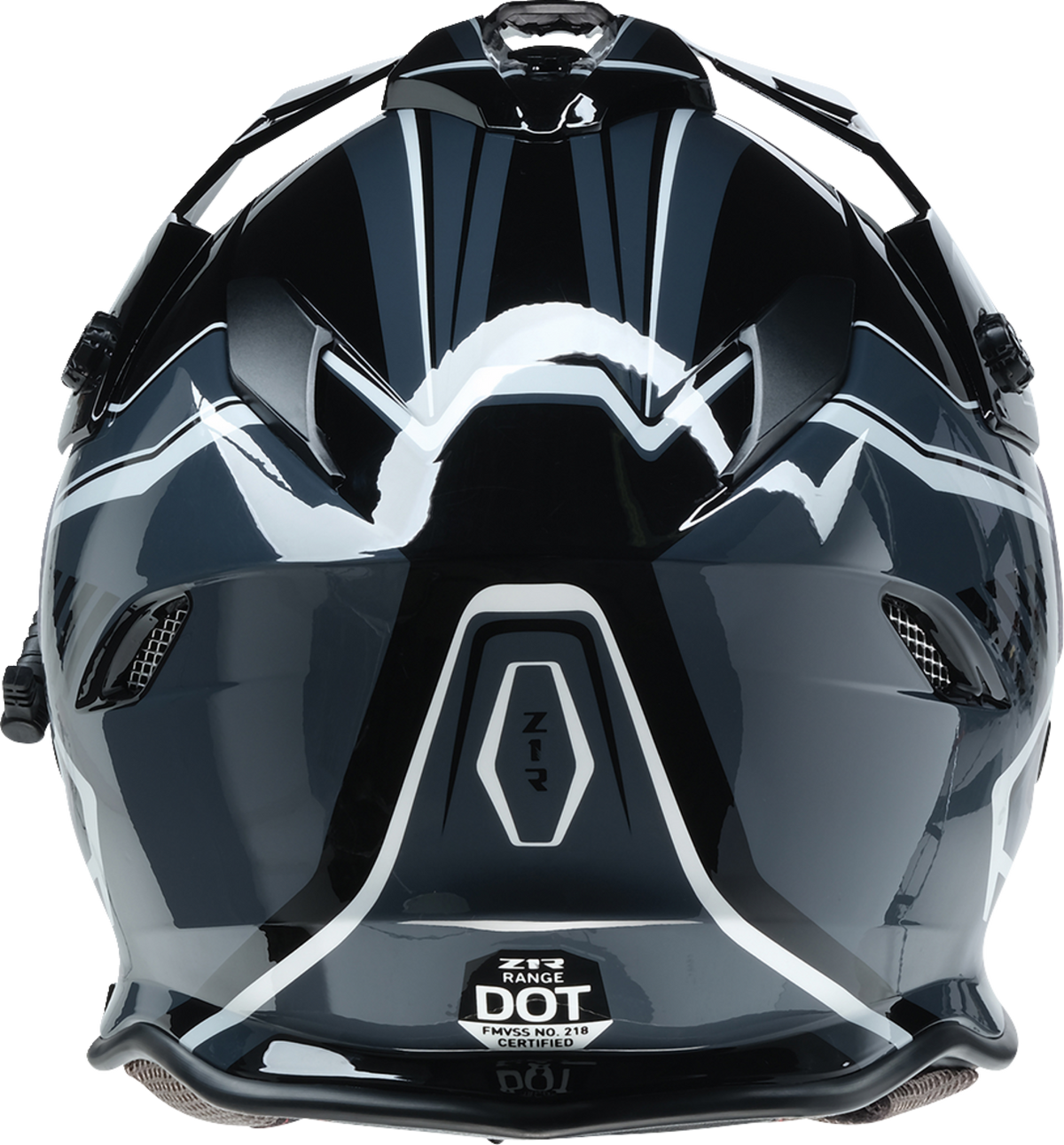 Z1R Range 2.0 Snow Helmet in gray and white, full face design for adults, size XL, with rotor vent details.