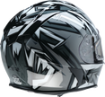Z1R Warrant Snow Helmet in gray and white for adults, full face design, size XS, suitable for winter snow sports.