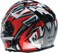 Z1R Warrant Snow Helmet in red and white, full face adult helmet with sleek design, size small for winter snowboarding.