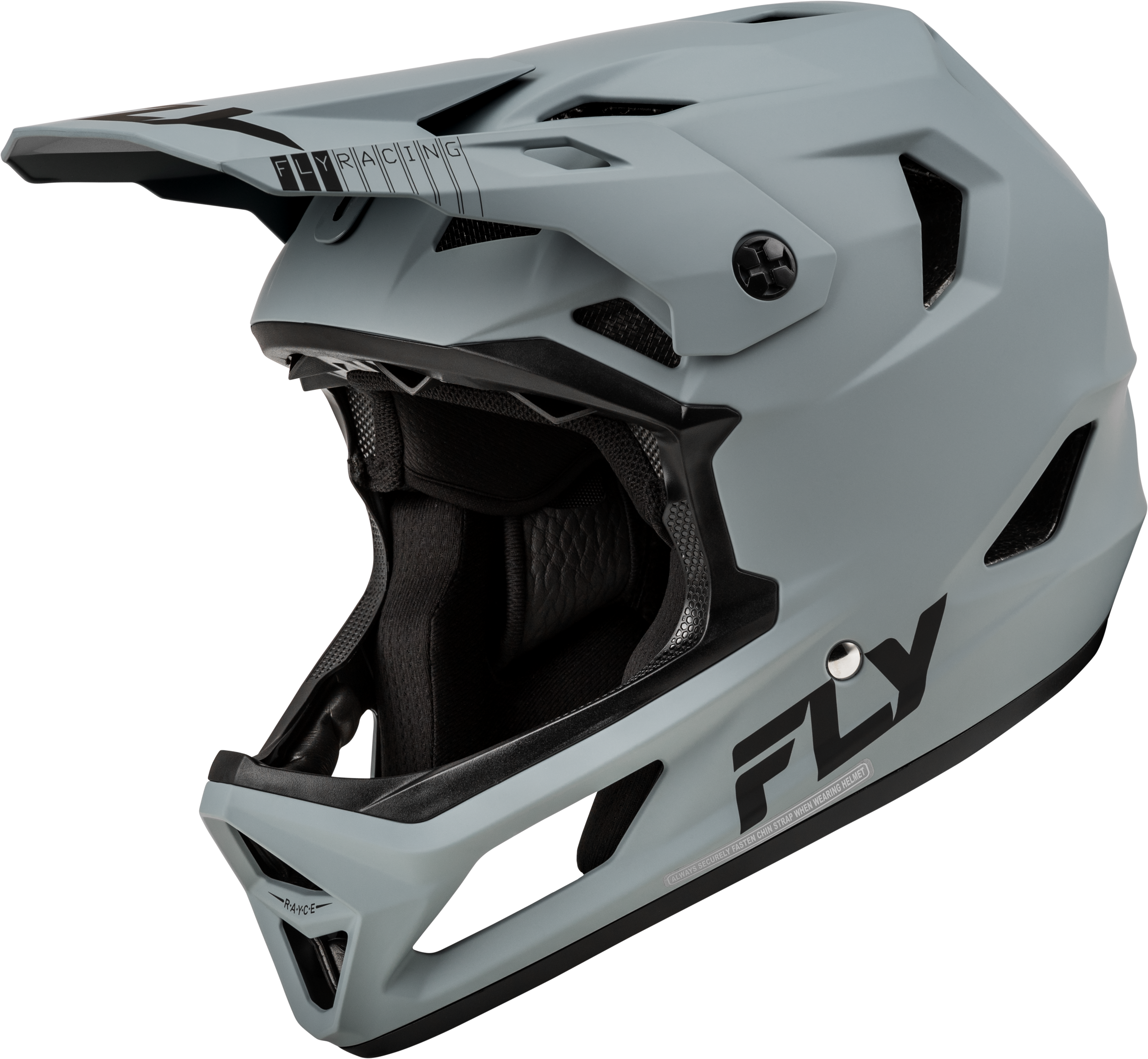 Youth Rayce Bicycle Helmet Matte Grey Ys