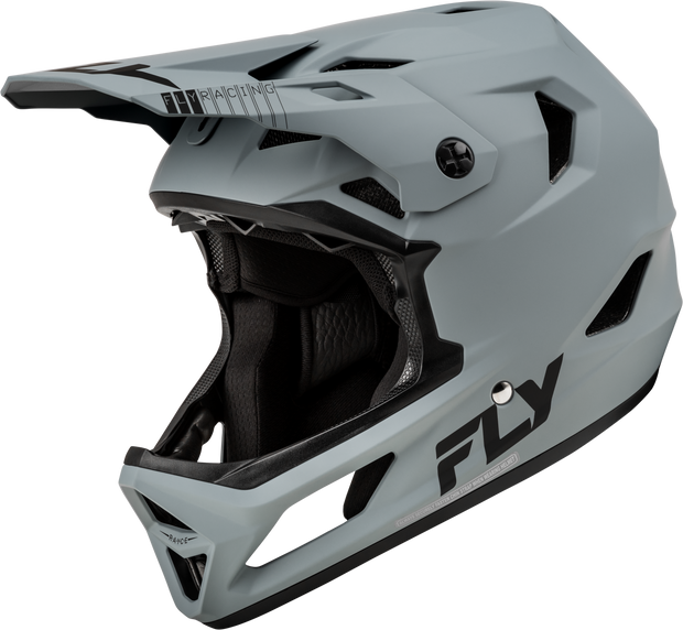 Youth Rayce Bicycle Helmet Matte Grey Ys