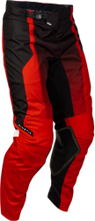 Kinetic Fade Pants Red/Black/White Sz 40