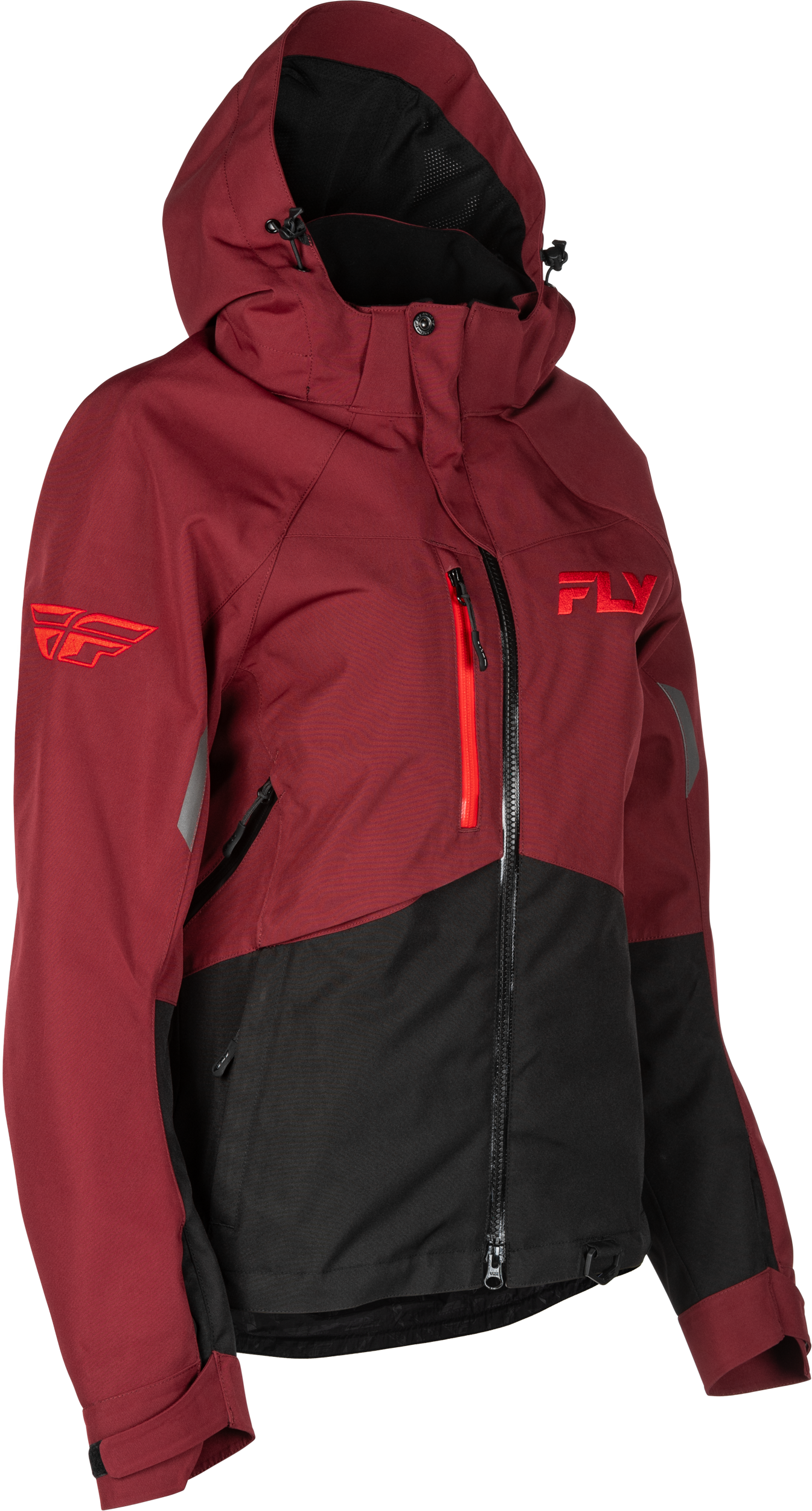 Women's Carbon Jacket Merlot/Red 2x