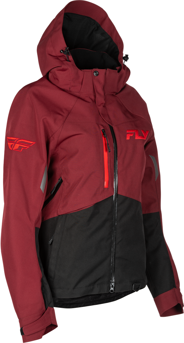 Women's Carbon Jacket Merlot/Red 2x