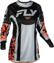 Women's Lite Flake Jersey Black/Light Grey/Coral Md