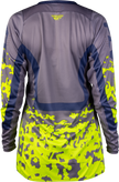Women's Lite Flake Jersey Lavendar/Blue/Yellow Lg
