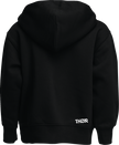 Black THOR Youth Forge pullover hoodie in small size, casual apparel with a comfortable fit and stylish design.