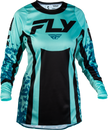 Women's Lite Flake Jersey Aqua/Teal/Black Md