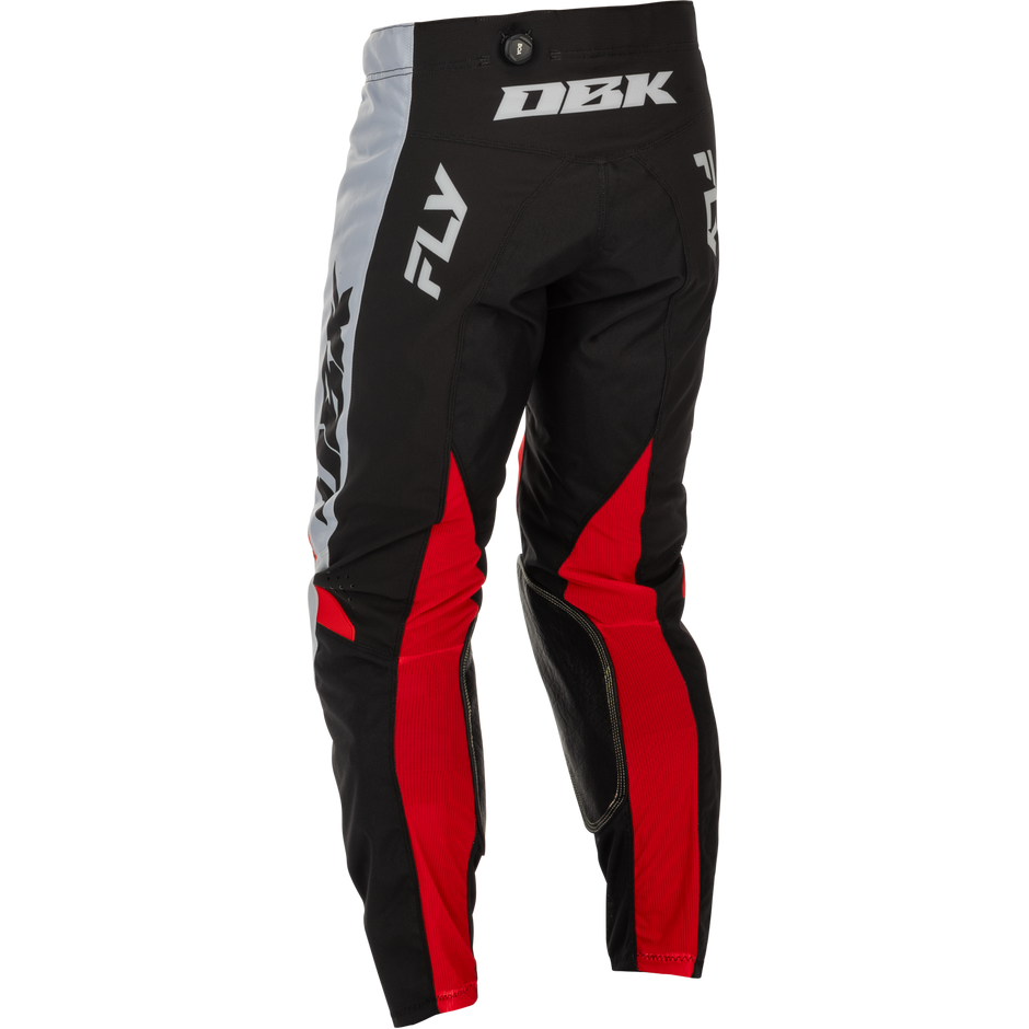 Kinetic Dbk Pants Grey/Black/Red Sz 28