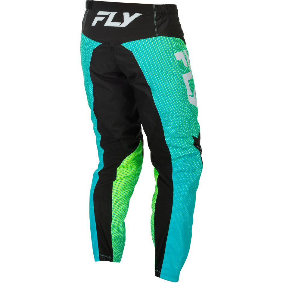 F 16 Pants Aqua/Black/White Sz 28