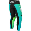 F 16 Pants Aqua/Black/White Sz 28
