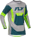 Lite Jersey Grey/Lime/Teal Lg