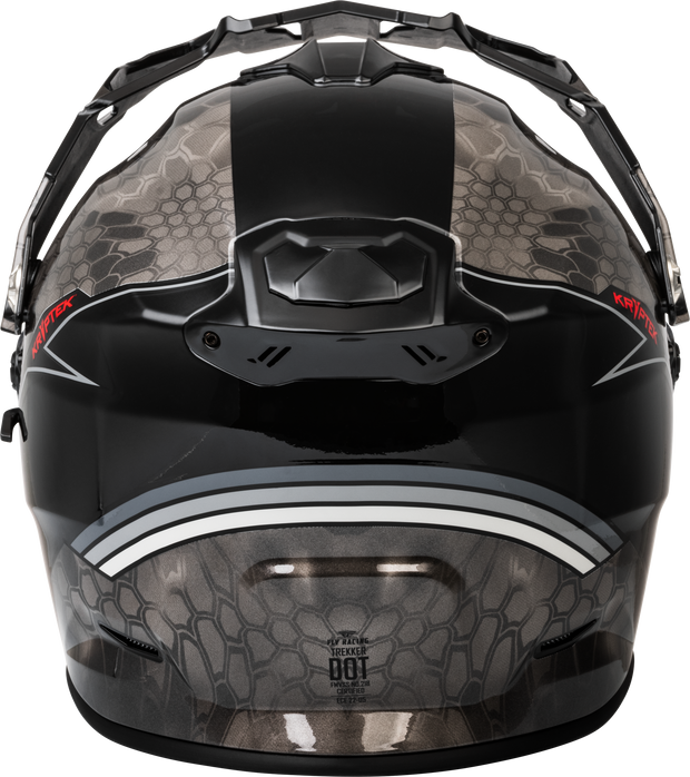 Trekker Cw Conceal Helmet Elec Shld Black/Grey/White Lg