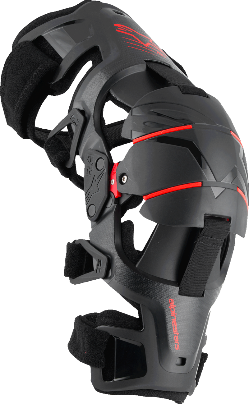 ALPINESTARS RK-1 Plasma Knee Braces - Black/Red - S/M 6501725-13-SM