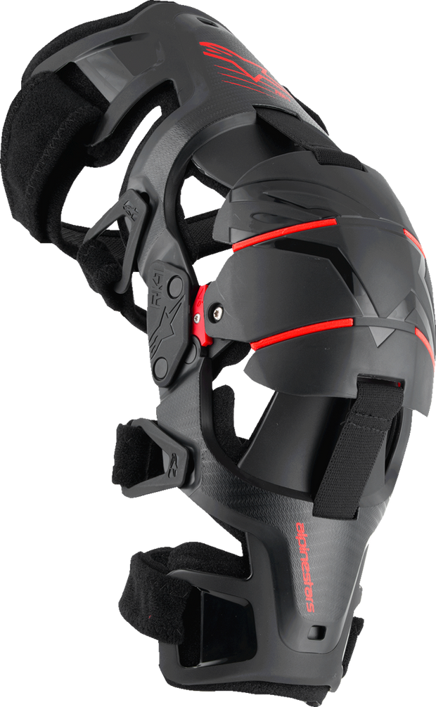 ALPINESTARS RK-1 Plasma Knee Braces - Black/Red - S/M 6501725-13-SM