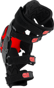 ALPINESTARS RK-1 Plasma Knee Braces - Black/Red - S/M 6501725-13-SM