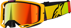 ALPINESTARS GOGGLES Vision 8 Goggle - Corp - Yellow/Pink - Red Mirror Lens 5101625-5023