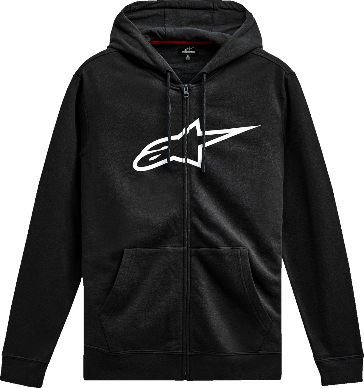 ALPINESTARS Ageless V3 Zip Hoodie - Black/White - Medium 1244-51490-1020-M