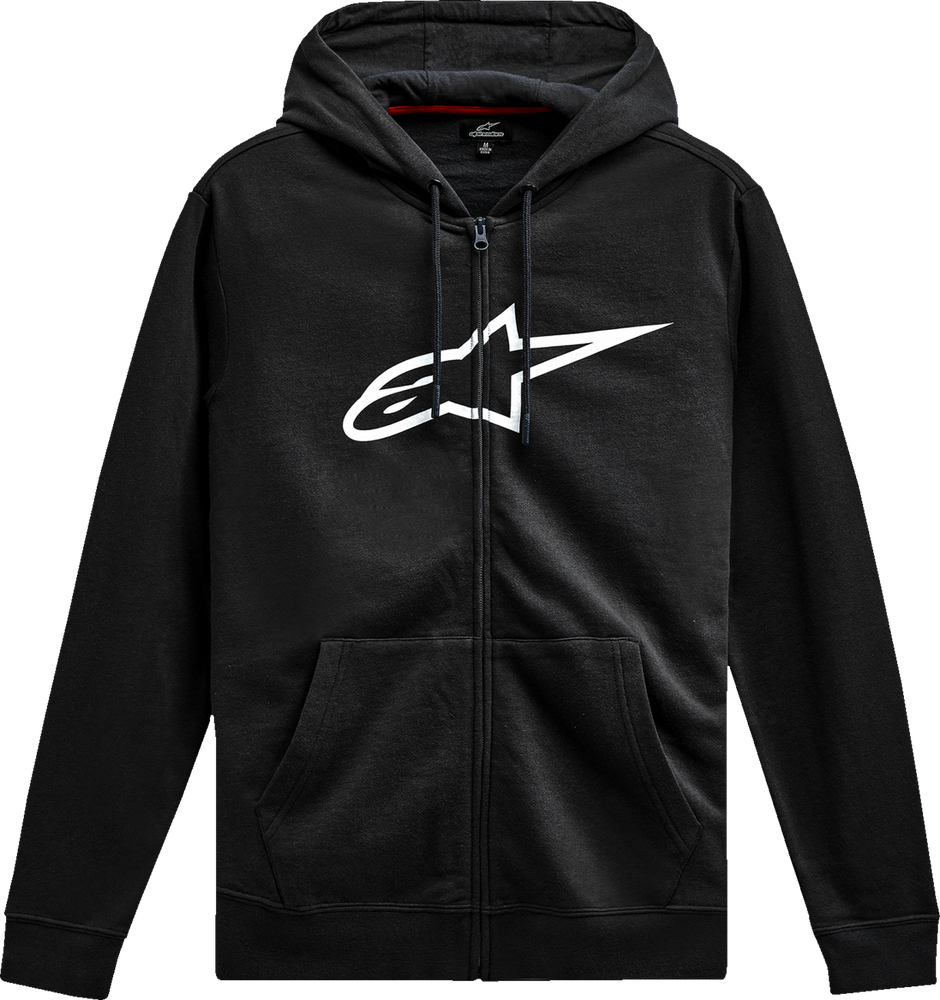 ALPINESTARS Ageless V3 Zip Hoodie - Black/White - Medium 1244-51490-1020-M
