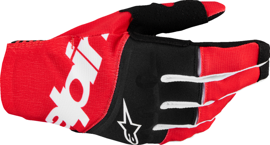 ALPINESTARS Techstar MX Gloves - Black/Bright Red - Small 3560125-1303-S