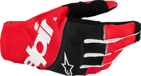 ALPINESTARS Techstar MX Gloves - Black/Bright Red - Small 3560125-1303-S