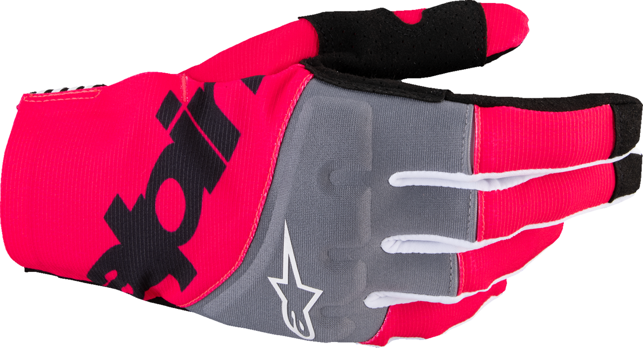 ALPINESTARS Techstar MX Gloves - Black/Fluo Pink - Small 3560125-1390-S