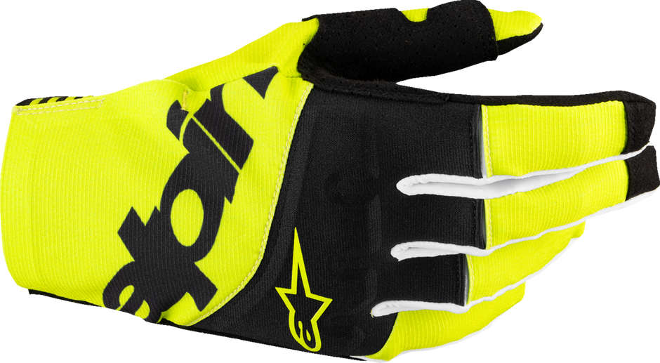 ALPINESTARS Techstar MX Gloves - Black/Fluo Yellow - Medium 3560125-155-M