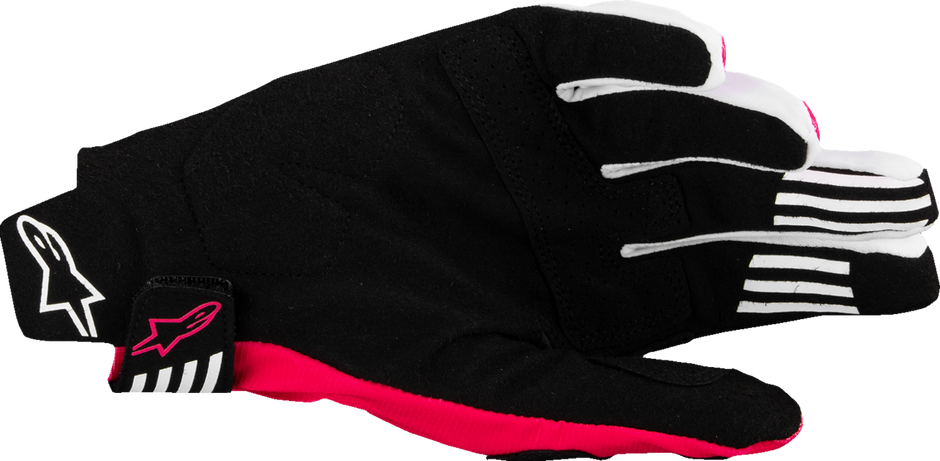 ALPINESTARS Techstar MX Gloves - Black/Fluo Pink - Small 3560125-1390-S